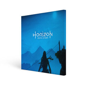 Холст квадратный с принтом HORIZON ZERO DAWN , 100% ПВХ |  | aloy | game | horizon zero dawn | hunter | machine | mecha | robot | snow | spear | the frozen wilds | weapon | игры | постапокалипсис | роботы | фентези | элой