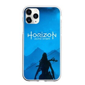 Чехол для iPhone 11 Pro матовый с принтом HORIZON ZERO DAWN , Силикон |  | aloy | game | horizon zero dawn | hunter | machine | mecha | robot | snow | spear | the frozen wilds | weapon | игры | постапокалипсис | роботы | фентези | элой