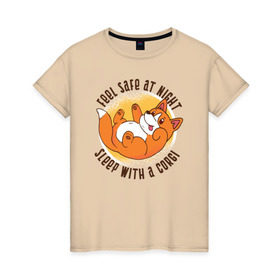Женская футболка хлопок с принтом Корги , 100% хлопок | прямой крой, круглый вырез горловины, длина до линии бедер, слегка спущенное плечо | corgi | dog | корги | собака | собаки | собачка