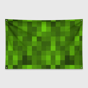 Флаг-баннер с принтом Minecraft , 100% полиэстер | размер 67 х 109 см, плотность ткани — 95 г/м2; по краям флага есть четыре люверса для крепления | blade | blocks | creeper | cubes | game | ken | minecraft | mobs | sword | игры | крипер | майн крафт | майнкрафт | моб