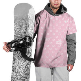 Накидка на куртку 3D с принтом Lil Peep pink pattern , 100% полиэстер |  | benz truck | girls | gustav ahr | heart | hip hop | lil | lil peep | look at the sky tonight | love | peep | rap | rose | лил | лилпип | паттерн | пип | рэп | хип хоп | эмо | эмо реп