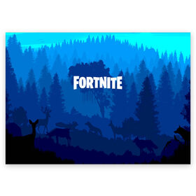 Поздравительная открытка с принтом Fortnite , 100% бумага | плотность бумаги 280 г/м2, матовая, на обратной стороне линовка и место для марки
 | battle royale | fortnite | fortnite battle royale | futuresynth | game | outrun | retrowave | synth | synthwave | игры | ретровейв | синтвейв | фортнайт