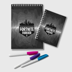 Блокнот с принтом FORTNITE , 100% бумага | 48 листов, плотность листов — 60 г/м2, плотность картонной обложки — 250 г/м2. Листы скреплены удобной пружинной спиралью. Цвет линий — светло-серый
 | battle royale | fortnite | fortnite battle royale | futuresynth | game | outrun | retrowave | synth | synthwave | игры | ретровейв | синтвейв | фортнайт