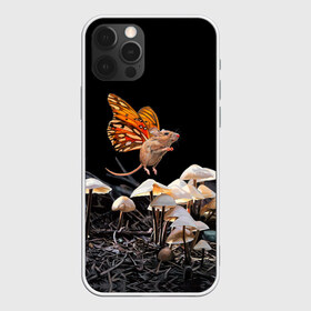 Чехол для iPhone 12 Pro Max с принтом Hover , Силикон |  | Тематика изображения на принте: chipmunk | lisa ericson | бабочка | грибы | мышка | мышь