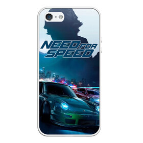 Чехол для iPhone 5/5S матовый с принтом Need for Speed , Силикон | Область печати: задняя сторона чехла, без боковых панелей | Тематика изображения на принте: need for speed | nfs | авто | вип | гонки | жажда скорости | класс | машины | симулятор | чемпион