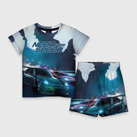 Детский костюм с шортами 3D с принтом Need for Speed ,  |  | need for speed | nfs | авто | вип | гонки | жажда скорости | класс | машины | симулятор | чемпион