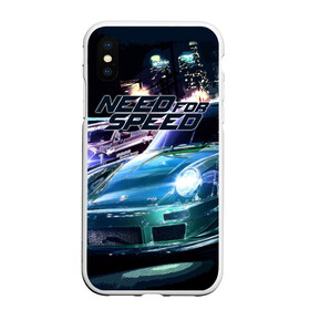 Чехол для iPhone XS Max матовый с принтом Need for Speed , Силикон | Область печати: задняя сторона чехла, без боковых панелей | need for speed | nfs | авто | вип | гонки | жажда скорости | класс | машины | симулятор | чемпион