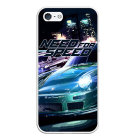 Чехол для iPhone 5/5S матовый с принтом Need for Speed , Силикон | Область печати: задняя сторона чехла, без боковых панелей | need for speed | nfs | авто | вип | гонки | жажда скорости | класс | машины | симулятор | чемпион