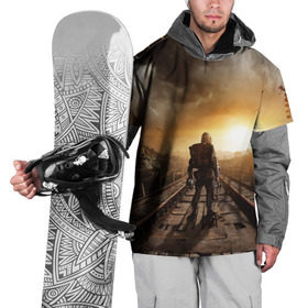 Накидка на куртку 3D с принтом Metro 2033 постапокалипсис , 100% полиэстер |  | 2033 | будущее | закат | метро | метро2033 | постапокалипсис | противогаз | радиация | сталкер
