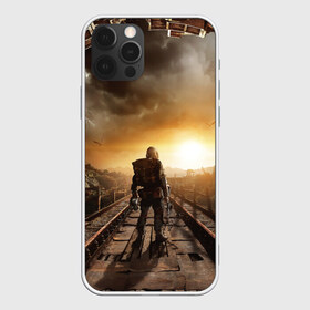 Чехол для iPhone 12 Pro Max с принтом Metro 2033 постапокалипсис , Силикон |  | 2033 | будущее | закат | метро | метро2033 | постапокалипсис | противогаз | радиация | сталкер