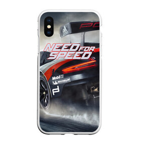 Чехол для iPhone XS Max матовый с принтом Need for Speed , Силикон | Область печати: задняя сторона чехла, без боковых панелей | need for speed | nfs | авто | вип | гонки | жажда скорости | класс | машины | симулятор | чемпион