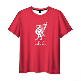 Мужская футболка 3D с принтом FC Liverpool , 100% полиэфир | прямой крой, круглый вырез горловины, длина до линии бедер | firmino | lfc | liverpool | liverpool fc | mane | shaqiri | ливерпуль | фирмино | фк | футбол | футбольный клуб англии | шакири