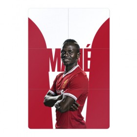 Магнитный плакат 2Х3 с принтом Mane , Полимерный материал с магнитным слоем | 6 деталей размером 9*9 см | firmino | lfc | liverpool | liverpool fc | mane | shaqiri | ливерпуль | фирмино | фк | футбол | футбольный клуб англии | шакири