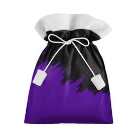 Подарочный 3D мешок с принтом КРАСКА И НИЧЕГО ЛИШНЕГО! , 100% полиэстер | Размер: 29*39 см | color | dirty | purple | texture | yellow.paints | брызги | брызги красок | желтый | краски | текстура | фиолетовый