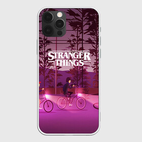 Чехол для iPhone 12 Pro с принтом STRANGER THINGS , силикон | область печати: задняя сторона чехла, без боковых панелей | finn wolfhard | gaten mataraz | millie bobby brown | natalia dyer | stranger things | winona ryder | вайнона райдер | милли бобби браун | оченнь странные дела | очень странные дела | странные события