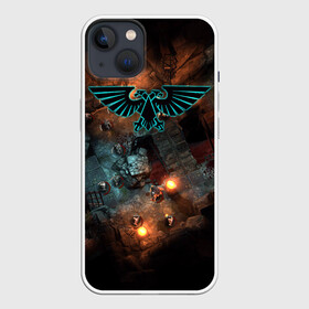 Чехол для iPhone 13 с принтом Warhammer ,  |  | 40000 | 40k | fantasy | total | war | битва | вархаммер | войны | игра | молот | солдат | ультрамарины