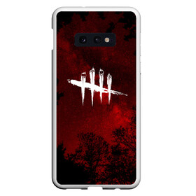 Чехол для Samsung S10E с принтом DEAD BY DAYLIGHT , Силикон | Область печати: задняя сторона чехла, без боковых панелей | dead by daylight | game | hillbilly | maniacs | trapper | wraith | деревенщина | игра | мертвые днем | охотник | призрак