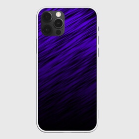 Чехол для iPhone 12 Pro Max с принтом ШТРИХИ , Силикон |  | abstraction | color | line | stripes | texture | абстракция | линии | полосы | текстура | фиолетовый | штрихи
