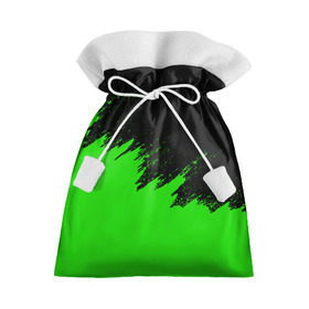Подарочный 3D мешок с принтом КРАСКА И НИЧЕГО ЛИШНЕГО! , 100% полиэстер | Размер: 29*39 см | color | dirty | green | texture | yellow.paints | брызги | брызги красок | желтый | зеленый | краски | текстура