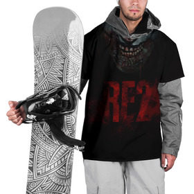 Накидка на куртку 3D с принтом Resident Evil 2 , 100% полиэстер |  | 2 | 2019 | dark | evil | game | horror | resident | zombie | зомби | зубы | игра | кровь | лого | обитель зла | ужас