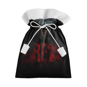 Подарочный 3D мешок с принтом Resident Evil 2 , 100% полиэстер | Размер: 29*39 см | 2 | 2019 | dark | evil | game | horror | resident | zombie | зомби | зубы | игра | кровь | лого | обитель зла | ужас