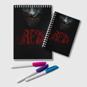 Блокнот с принтом Resident Evil 2 , 100% бумага | 48 листов, плотность листов — 60 г/м2, плотность картонной обложки — 250 г/м2. Листы скреплены удобной пружинной спиралью. Цвет линий — светло-серый
 | 2 | 2019 | dark | evil | game | horror | resident | zombie | зомби | зубы | игра | кровь | лого | обитель зла | ужас