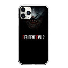 Чехол для iPhone 11 Pro матовый с принтом Resident Evil 2 , Силикон |  | 2 | 2019 | dark | evil | game | horror | resident | zombie | зомби | зубы | игра | кровь | лого | обитель зла | ужас
