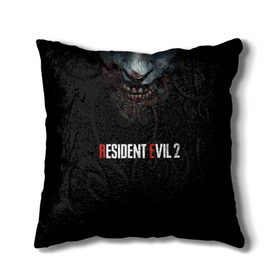 Подушка 3D с принтом Resident Evil 2 , наволочка – 100% полиэстер, наполнитель – холлофайбер (легкий наполнитель, не вызывает аллергию). | состоит из подушки и наволочки. Наволочка на молнии, легко снимается для стирки | 2 | 2019 | dark | evil | game | horror | resident | zombie | зомби | зубы | игра | кровь | лого | обитель зла | ужас
