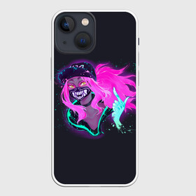 Чехол для iPhone 13 mini с принтом Akali. KDA ,  |  | akali | game | kda | killer | legends | legue | legueoflegends | lol | акали | вольная | игра | легенд | лига | лигалегенд | лол