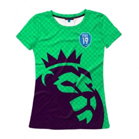 Женская футболка 3D с принтом FUT FIFA 2019 Barclays , 100% полиэфир ( синтетическое хлопкоподобное полотно) | прямой крой, круглый вырез горловины, длина до линии бедер | champions league | fifa | game. easports | team | ultimate | лига | фифа | чемпионов