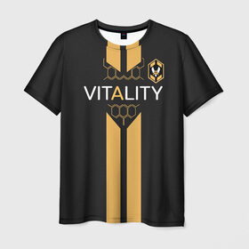 Мужская футболка 3D с принтом FUT FIFA Vitality team 2019 , 100% полиэфир | прямой крой, круглый вырез горловины, длина до линии бедер | Тематика изображения на принте: champions league | fifa | game. easports | team | ultimate | лига | фифа | чемпионов