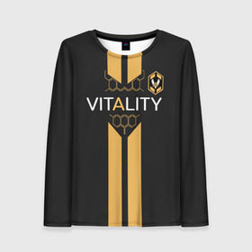 Женский лонгслив 3D с принтом FUT FIFA Vitality team 2019 , 100% полиэстер | длинные рукава, круглый вырез горловины, полуприлегающий силуэт | Тематика изображения на принте: champions league | fifa | game. easports | team | ultimate | лига | фифа | чемпионов