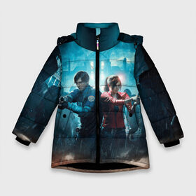 Зимняя куртка для девочек 3D с принтом Resident Evil 2 , ткань верха — 100% полиэстер; подклад — 100% полиэстер, утеплитель — 100% полиэстер. | длина ниже бедра, удлиненная спинка, воротник стойка и отстегивающийся капюшон. Есть боковые карманы с листочкой на кнопках, утяжки по низу изделия и внутренний карман на молнии. 

Предусмотрены светоотражающий принт на спинке, радужный светоотражающий элемент на пуллере молнии и на резинке для утяжки. | 2 | biohazard | claire | evil | horror | raccoon | resident | survival | t virus | t вирус | выживание | зла | кеннеди | клэр | леон | обитель | раккун | редфилд | скотт | ужас