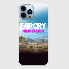 Чехол для iPhone 13 Pro Max с принтом FAR CRY NEW DAWN ,  |  | Тематика изображения на принте: action | far cry | far cry new dawn | game | gamer | montana | player | shooter | usa | врата эдема | знак | игра | культ | секта | символ | символика | шутер | эдем