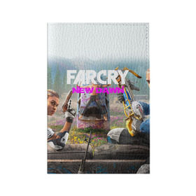 Обложка для паспорта матовая кожа с принтом FAR CRY NEW DAWN , натуральная матовая кожа | размер 19,3 х 13,7 см; прозрачные пластиковые крепления | 