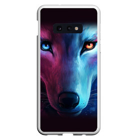 Чехол для Samsung S10E с принтом WOLF , Силикон | Область печати: задняя сторона чехла, без боковых панелей | hunter | wild | wolf | волк | животные | звери | охотник