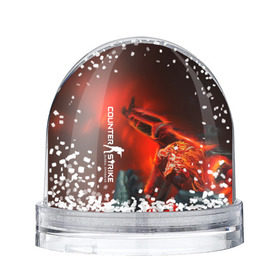 Снежный шар с принтом Counter Strike:Howl(Вой) , Пластик | Изображение внутри шара печатается на глянцевой фотобумаге с двух сторон | awp | counter strike | cyber sport | game | howl | skin | sport | авп | вой | игры | скин