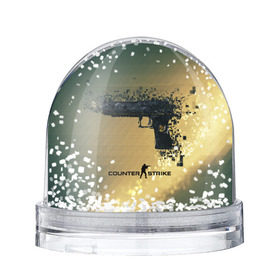 Снежный шар с принтом Counter Strike Glock , Пластик | Изображение внутри шара печатается на глянцевой фотобумаге с двух сторон | awp | counter strike | cyber sport | game | howl | skin | sport | авп | вой | игры | скин
