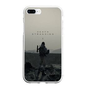 Чехол для iPhone 7Plus/8 Plus матовый с принтом Death Stranding , Силикон | Область печати: задняя сторона чехла, без боковых панелей | bridges | death stranding | game | hideo kojima | kojima productions | man | norman reedus | scar | sony interactive entertainment | suit | tie | игры | кодзима