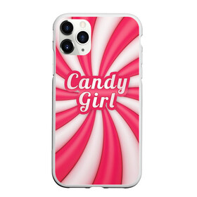 Чехол для iPhone 11 Pro Max матовый с принтом Candy Girl , Силикон |  | Тематика изображения на принте: вкусняшка | карамель | конфета | милый | няша | розовый | сладкая девочка | сладость