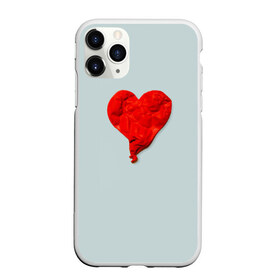 Чехол для iPhone 11 Pro Max матовый с принтом Kanye West Heartbreak , Силикон |  | kanye | kanye west | yandhi | кани | кани вест | кани вэст | янди