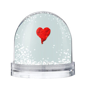 Снежный шар с принтом Kanye West Heartbreak , Пластик | Изображение внутри шара печатается на глянцевой фотобумаге с двух сторон | kanye | kanye west | yandhi | кани | кани вест | кани вэст | янди