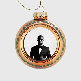 Стеклянный ёлочный шар с принтом Kanye West Halftone , Стекло | Диаметр: 80 мм | kanye | kanye west | yandhi | кани | кани вест | кани вэст | янди