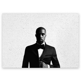 Поздравительная открытка с принтом Kanye West Halftone , 100% бумага | плотность бумаги 280 г/м2, матовая, на обратной стороне линовка и место для марки
 | kanye | kanye west | yandhi | кани | кани вест | кани вэст | янди
