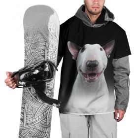 Накидка на куртку 3D с принтом Oh snap! , 100% полиэстер |  | Тематика изображения на принте: bull terrier | dog |   | бультерьер | собака