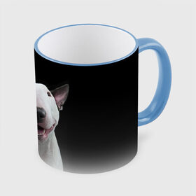 Кружка 3D с принтом Oh snap! , керамика | ёмкость 330 мл | Тематика изображения на принте: bull terrier | dog |   | бультерьер | собака