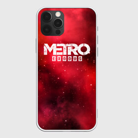 Чехол для iPhone 12 Pro Max с принтом Metro Exodus , Силикон |  | 2019 | 2033 | exodus | game | logo | metro | red | апокалипсис | игра | исход | красный | лого | метро | сталкер