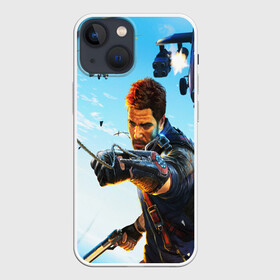 Чехол для iPhone 13 mini с принтом JustCause ,  |  | Тематика изображения на принте: action | cause | enix | just | just cause 4 | mafia | игры | мафия | рико | тропики