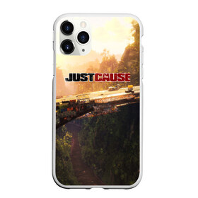 Чехол для iPhone 11 Pro Max матовый с принтом JUST CAUSE , Силикон |  | action | cause | enix | just | just cause 4 | mafia | игры | мафия | рико | тропики