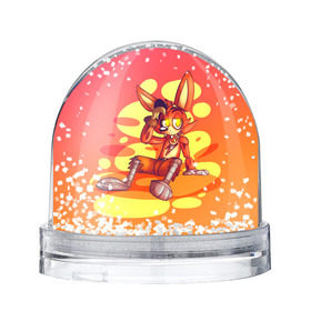 Снежный шар с принтом FNAF Foxy , Пластик | Изображение внутри шара печатается на глянцевой фотобумаге с двух сторон | five | five nights at freddys | fnaf | fox | foxy | freddy | nights | лис | ночь | пират | пять ночей с фредди | фнаф | фредди